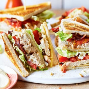 Shawarma Chicken Club Sandwich