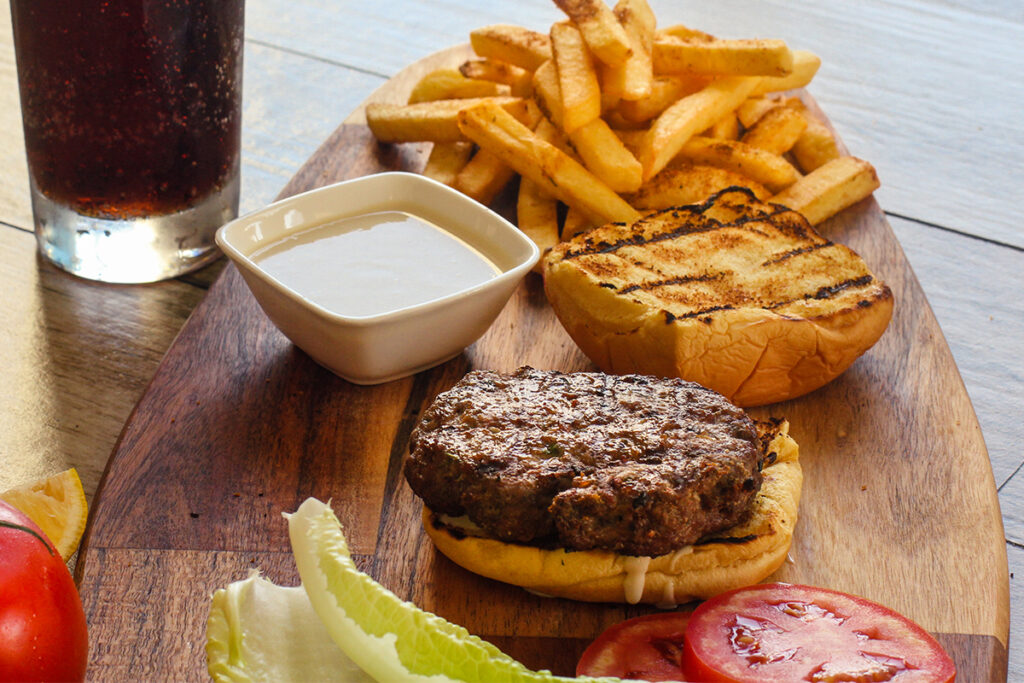 Kafta Burger Mezza Lebanese Kitchen JLT Dubai