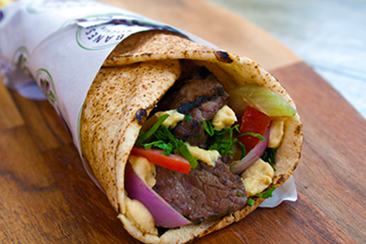 Lamb Kebab Sandwich Mezza Lebanese Kitchen JLT Dubai